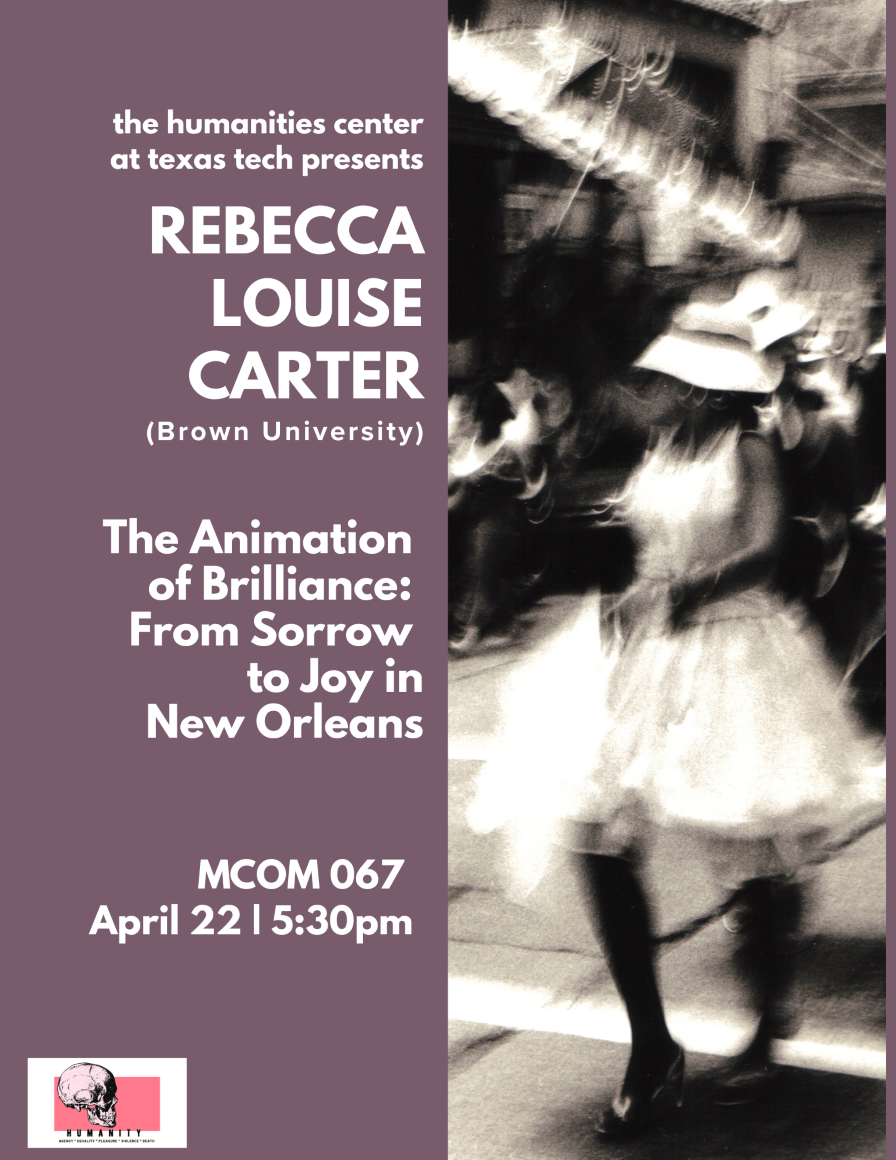 Dr. Rebecca Louise Carter talk, April 22
