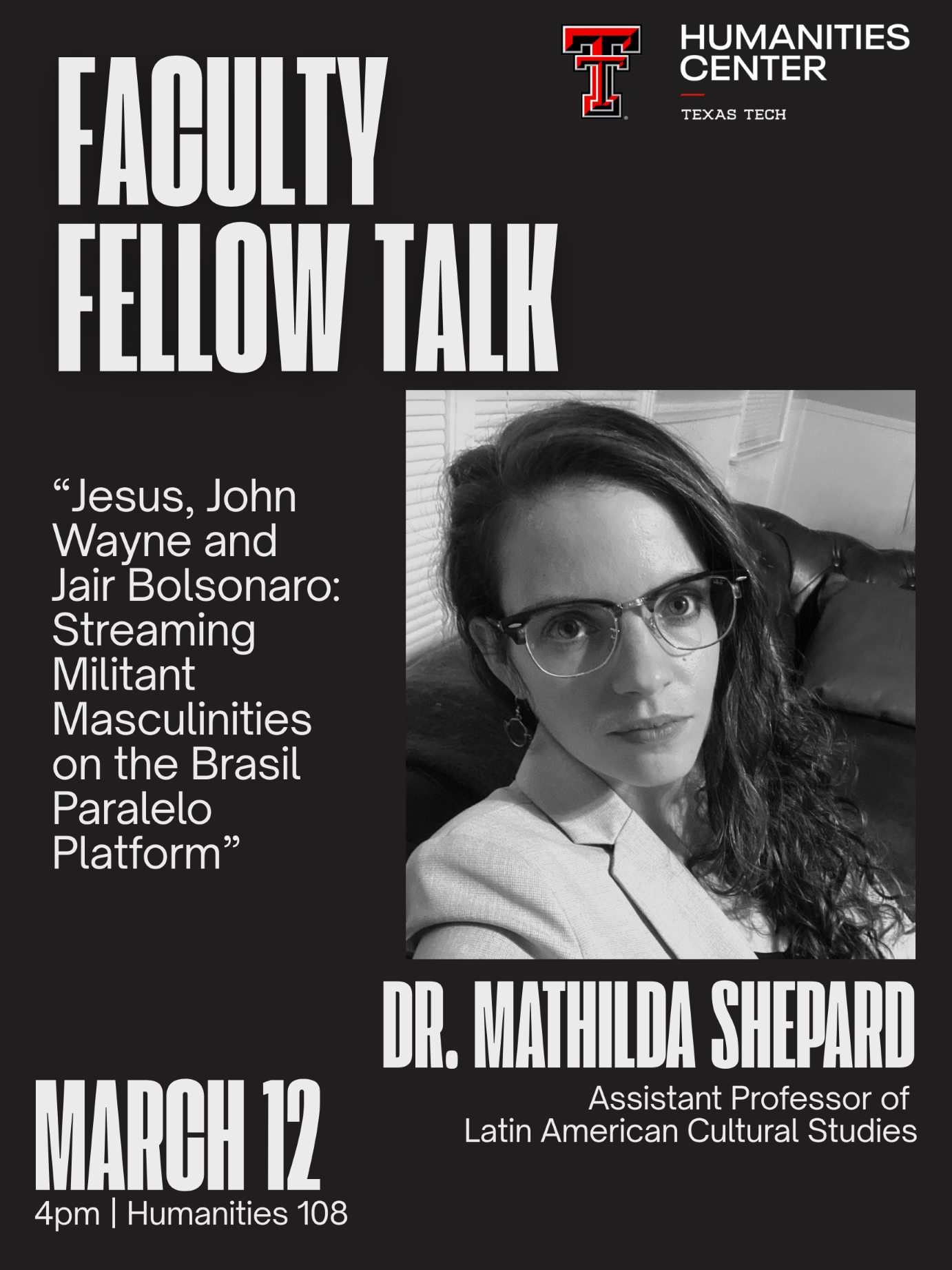 Dr. Mathilda Shepard Talk - March 12