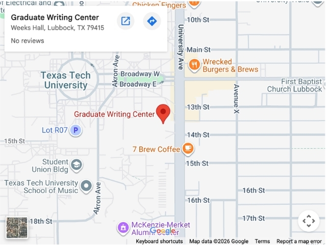 Still Image of GWC on Google Maps - Select to go to Google Maps