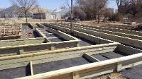 New raised flower trial beds at Horticulture Gardens.  February 2018  