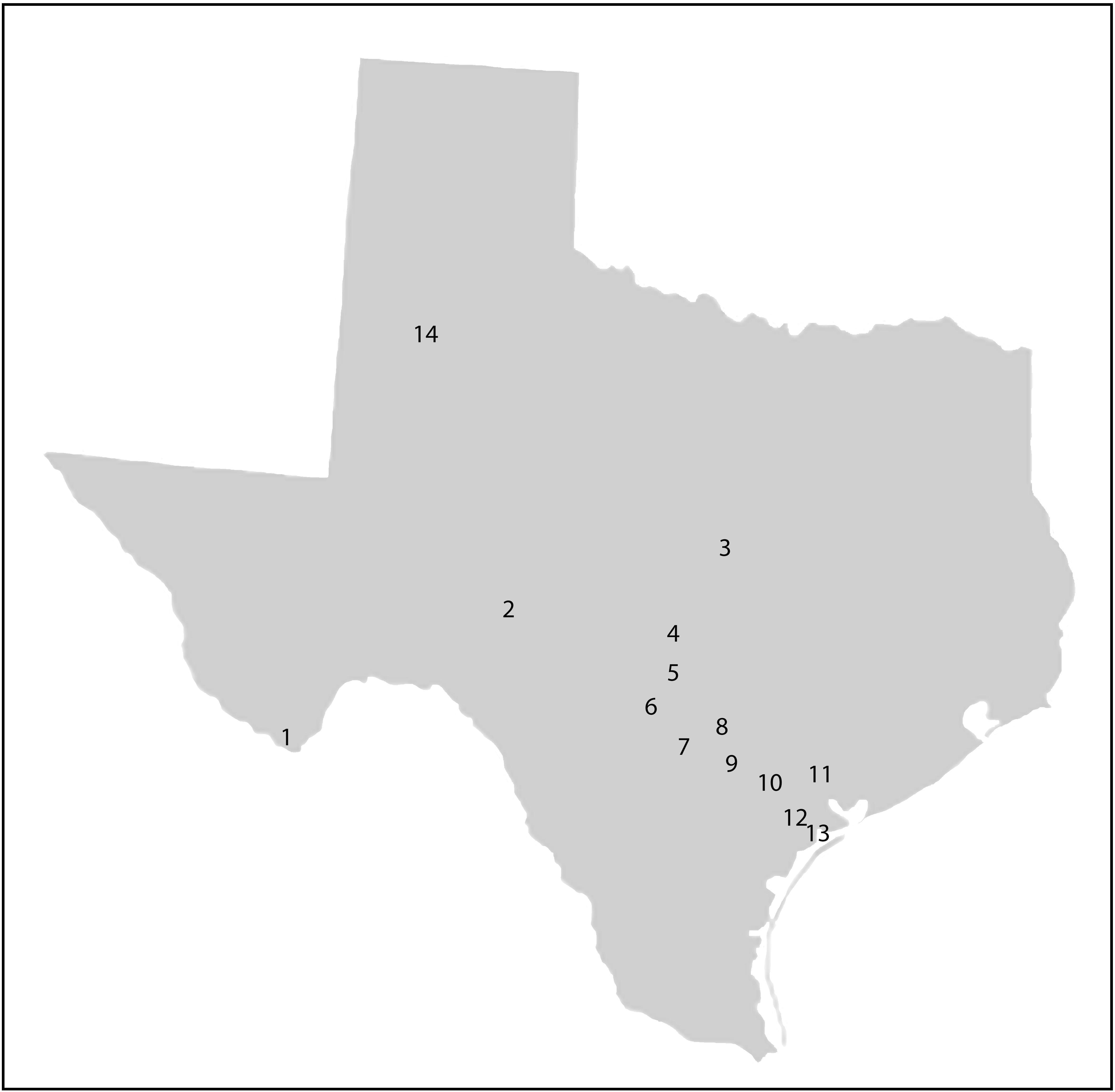 Texas EDYS locations