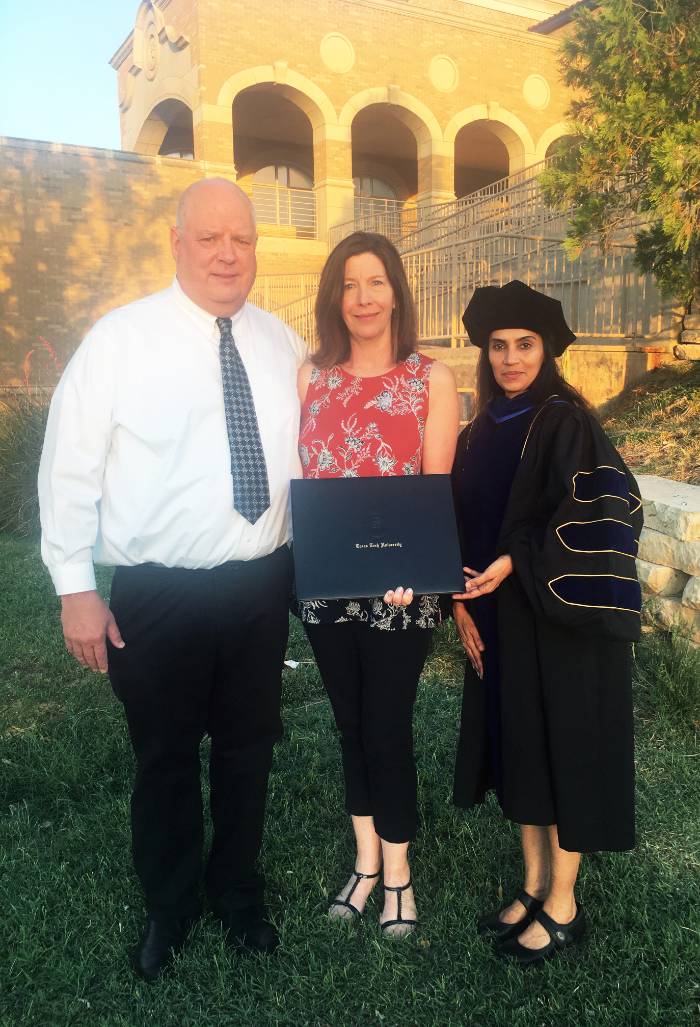 Lars and Marion Petterson and Jyotsna Sharma | May 2022 Commencement