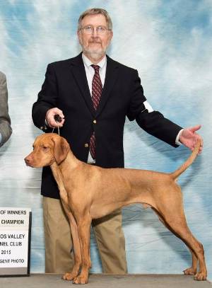 Dr. Philip Marshall with dog Boy
