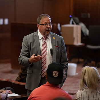 Professor Teaching in Class