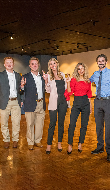 Students Posing at Event