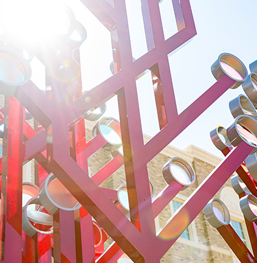 Red sculpture