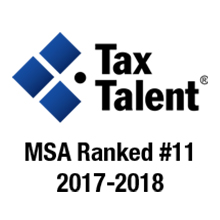Tax Talent MSA ranking program
