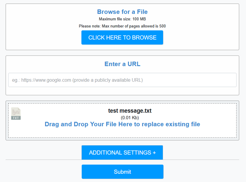 Three ways to choose a file