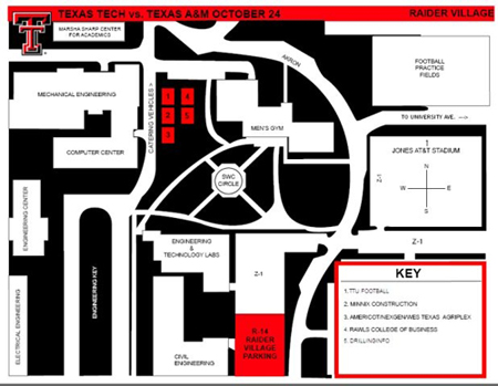 Rawls College Of Business Map Mix Business With Pleasure! | October 2009 |Rawls News Archive | Rawls  College News |Rawls College Home | Ttu