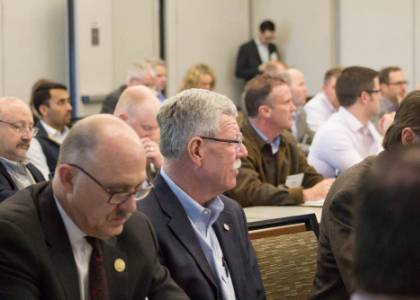 Attendees at the West Texas Opportunity Zone Economic Summit at Rawls College