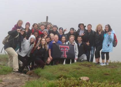 Norway student group with Dr. Harper