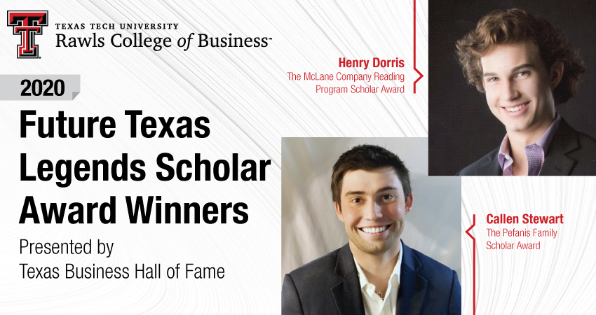 Future Texas Legends Scholar Award Winners