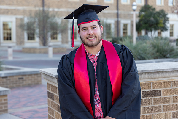 Meet the Fall 2025 Rawls College Banner Bearer: Connor Monteith