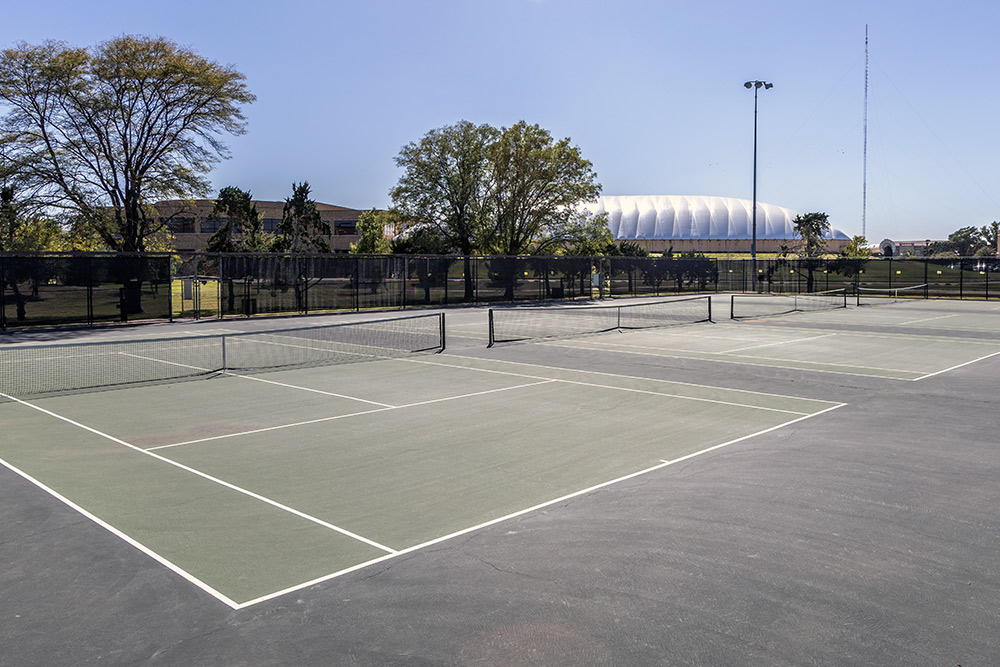 tennis courts