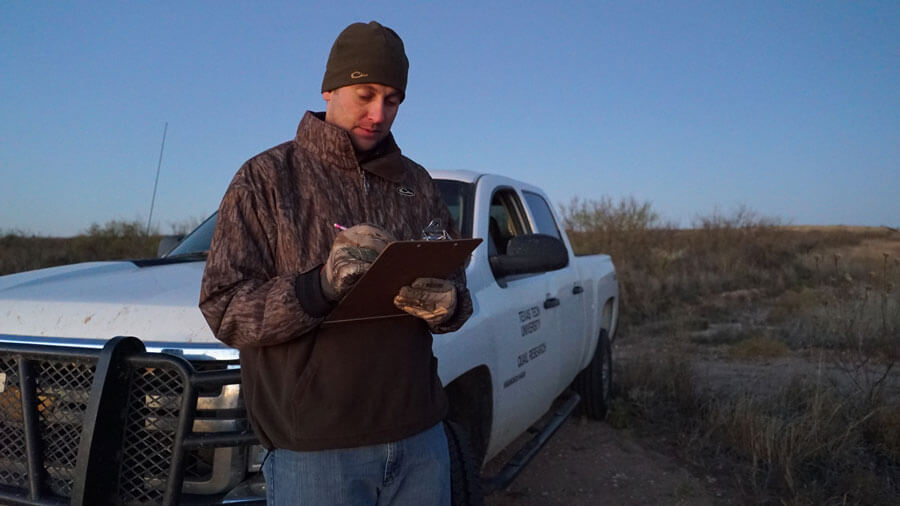 Texas Tech University Graduate Student Sean Yancy.