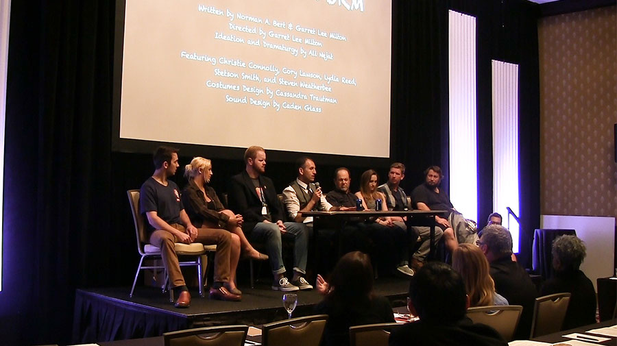 panel of performers, writers and researcher