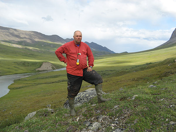 weindorf standing in a field