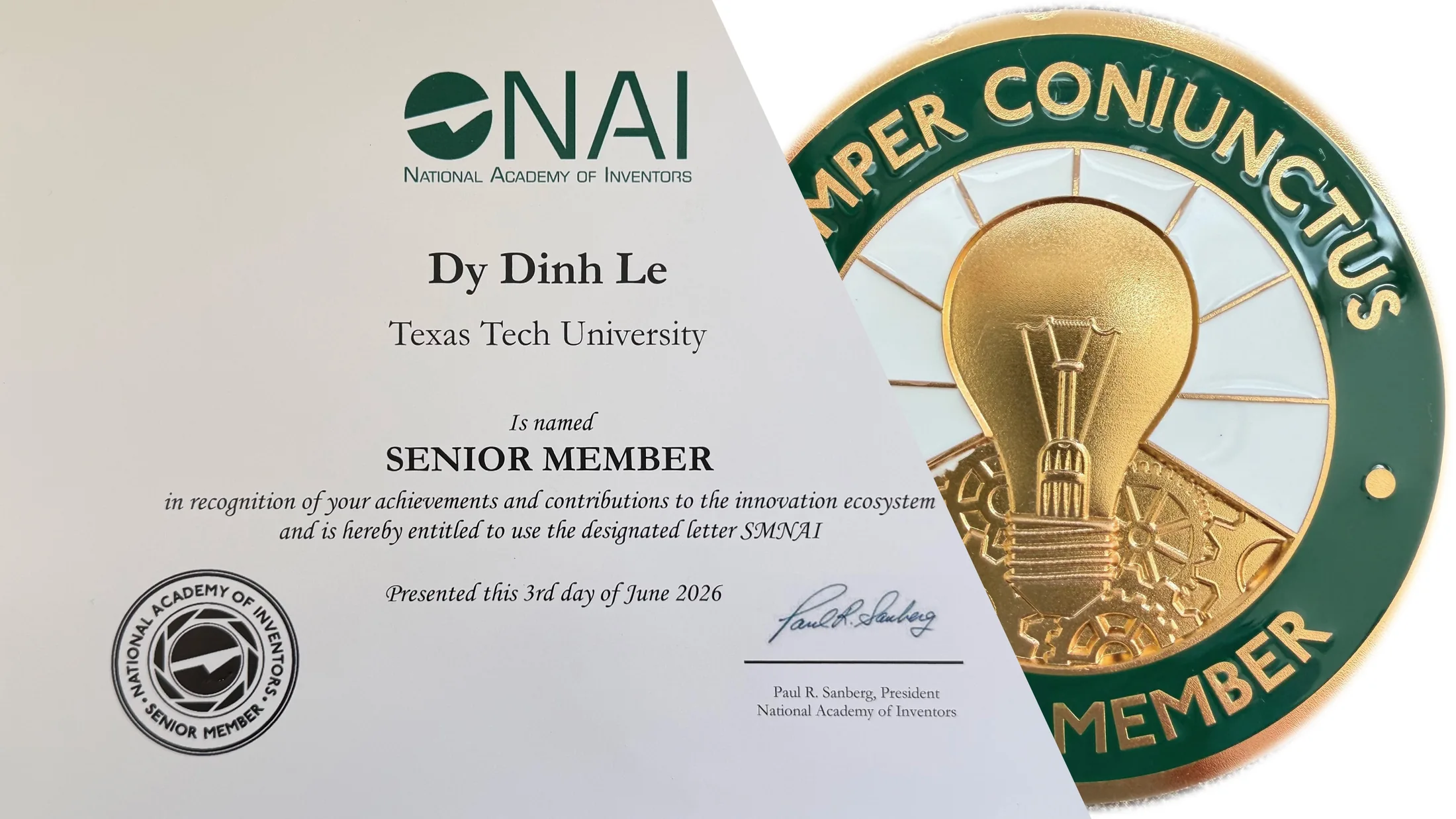 Dy Le NAI Certificate