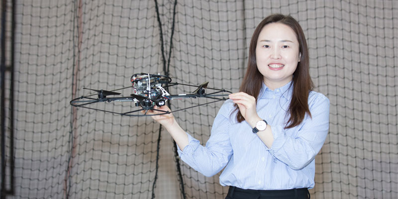 beibei ren with drone