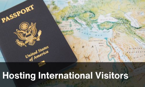 International visitors