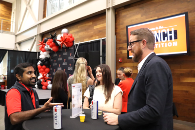 Entrepreneurs networking at iLaunch Competition Awards Social