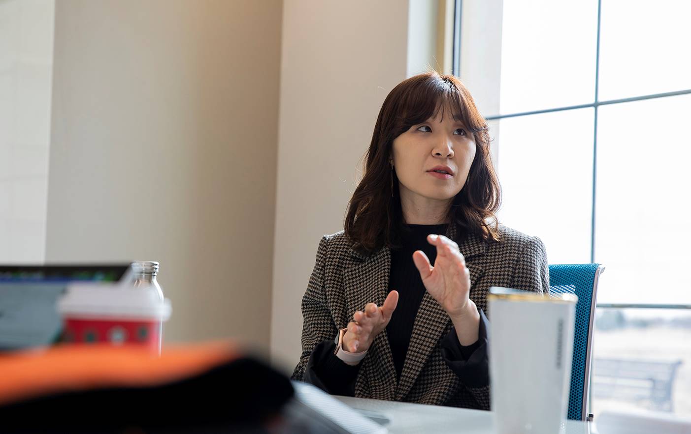 Hyo Jung (Julie) Chang at the Innovation Hub