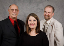 Pictured from left to right: Barent McCool, Erica Irlbeck, Conrad Lyford and Barbara Pence (not shown).