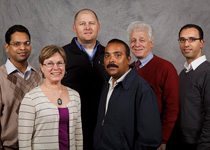Pictured from left to right: Rao Kottapalli, Susan San Francisco, Paxton Payton, Jatindra Tripathy, David Knaff and Masoud Zabet.
