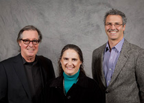 Pictured from left to right: Bruce Clarke, Laura Beard and Christopher Witmore.