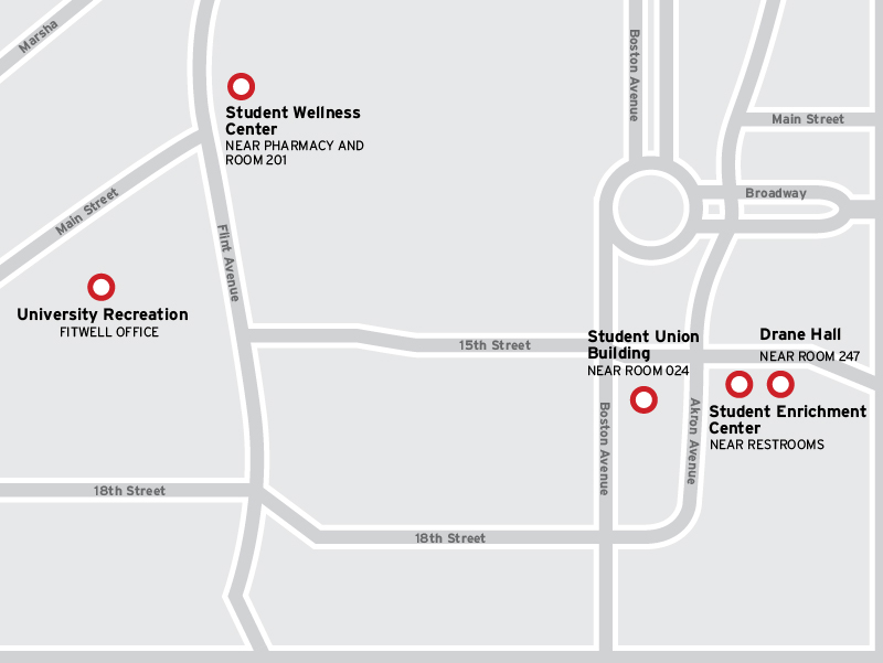 TTU Condom Map