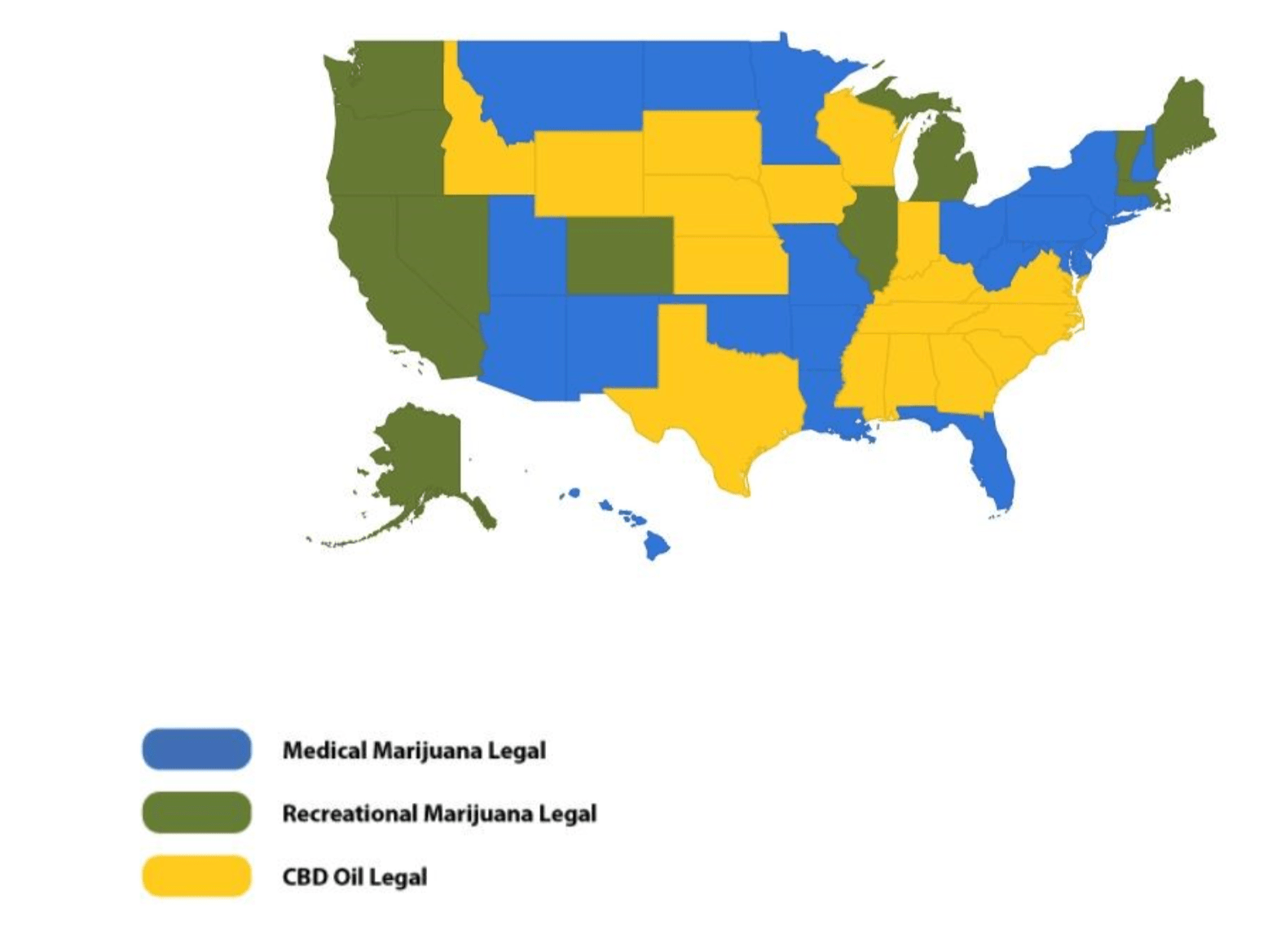 map of marijuana legality