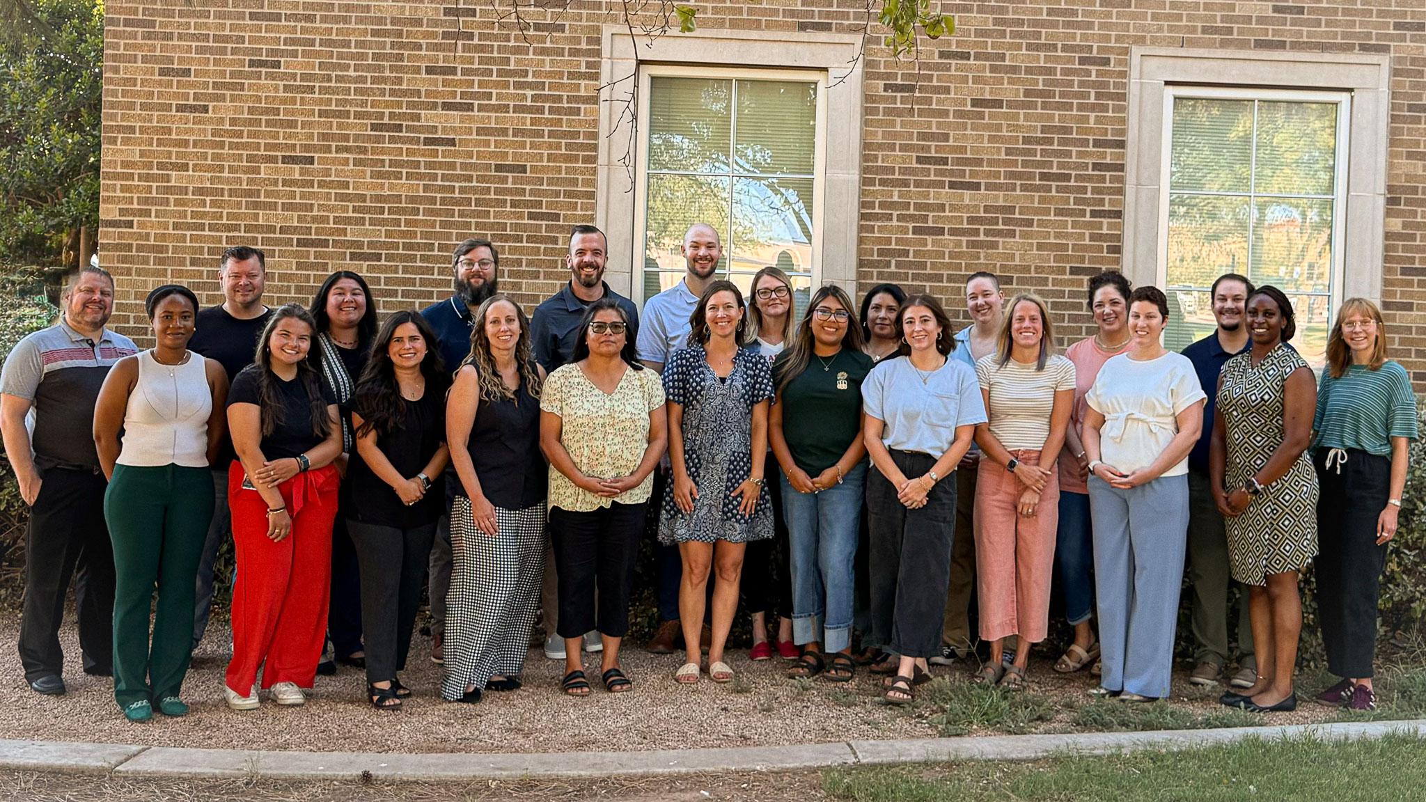 a group photograph that includes SCC staff