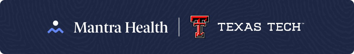 decorative banner with Mantra and TTU wordmarks