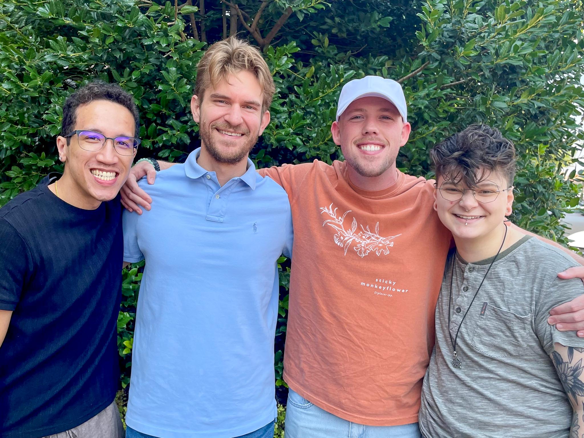 a photograph that includes 4 smiling therapists