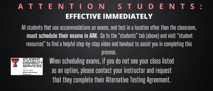 Message for Students
