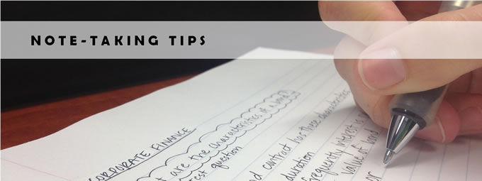 Note-taking Tips
