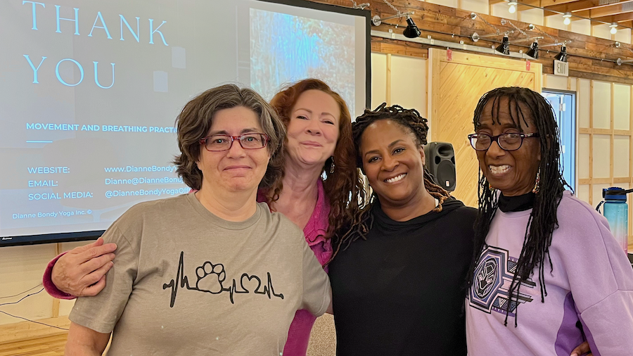 2023 faculty pictured with Dianne Bondy