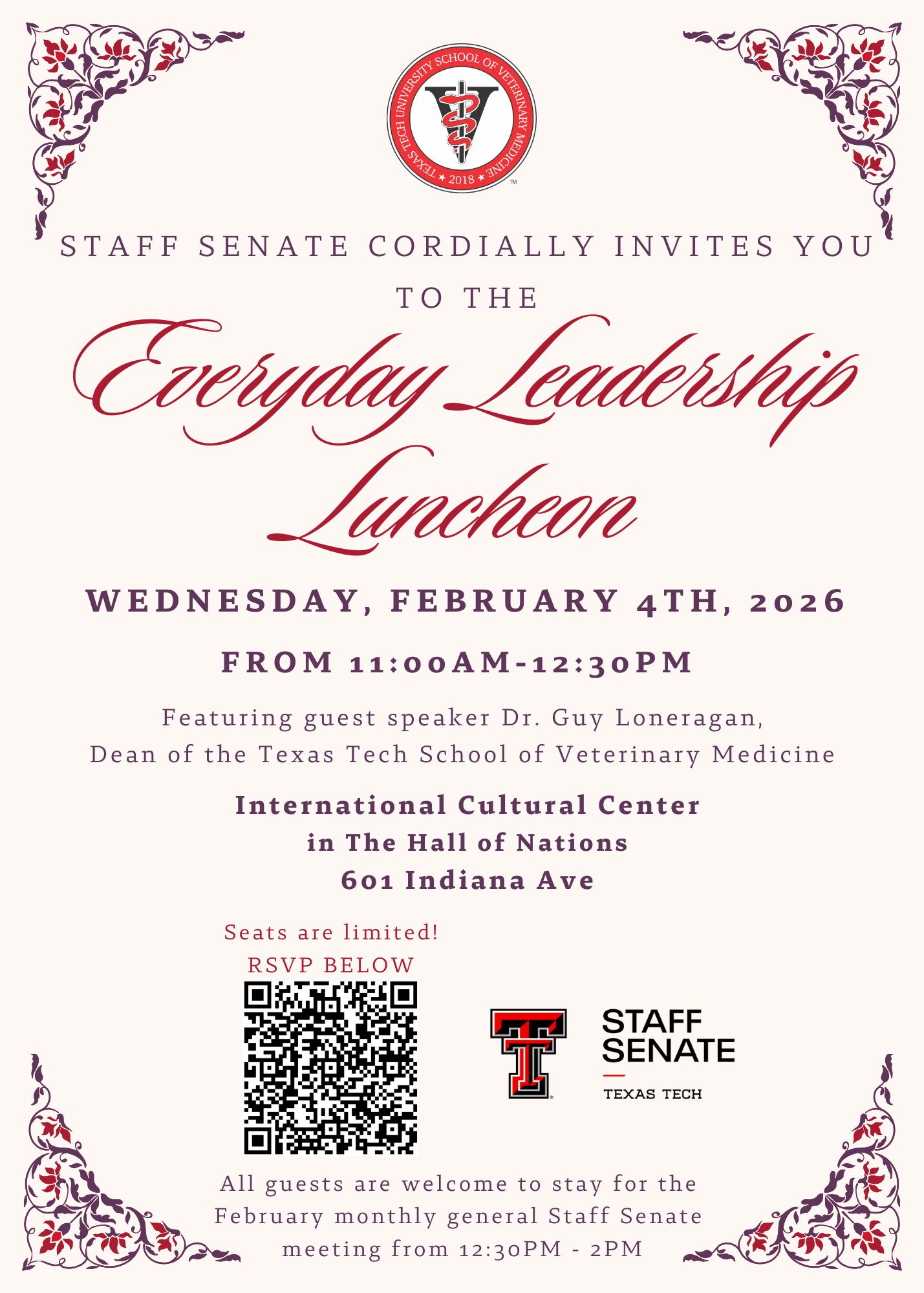 Everyday Leadership Luncheon Invite