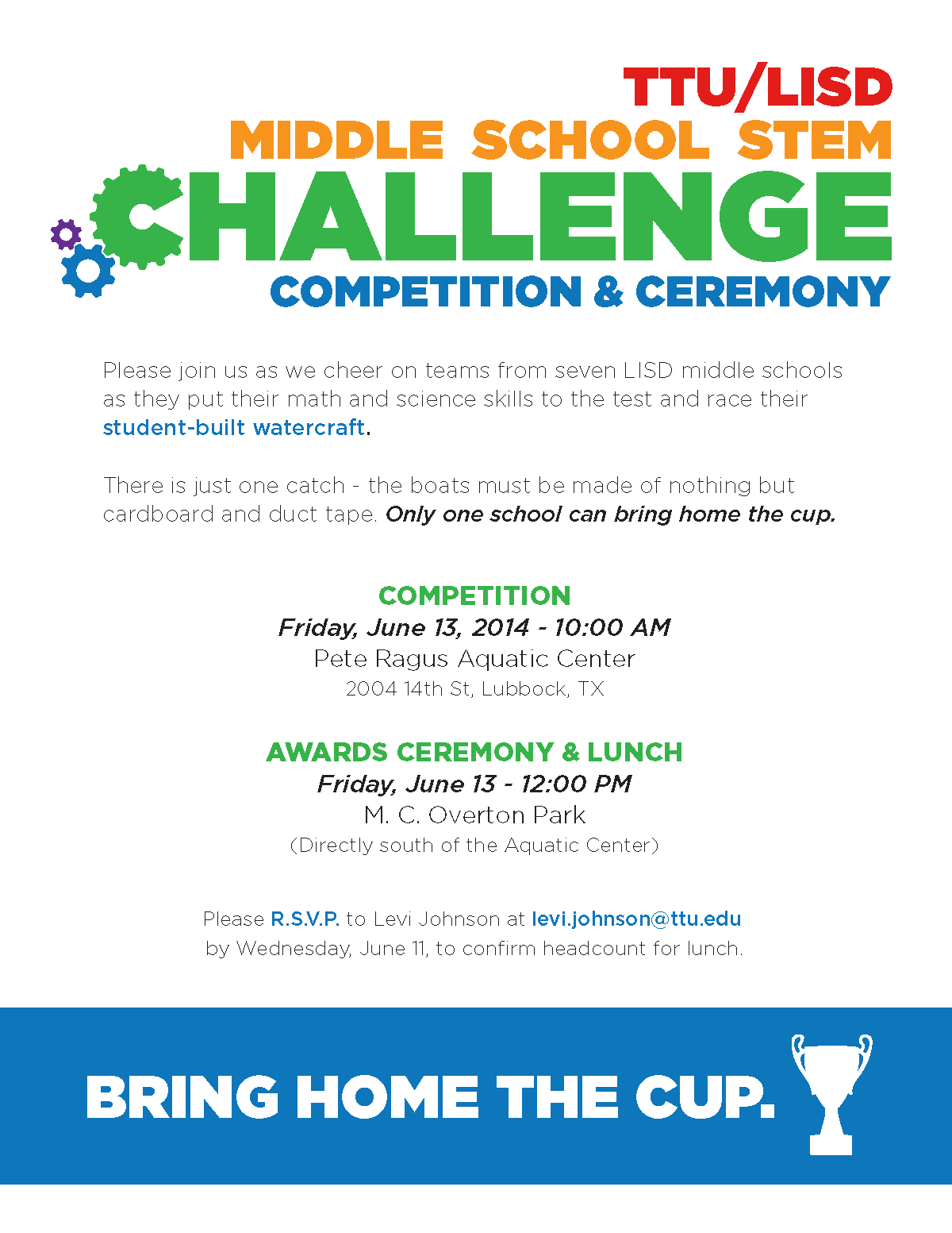 Competition and Awards Ceremony Invitation