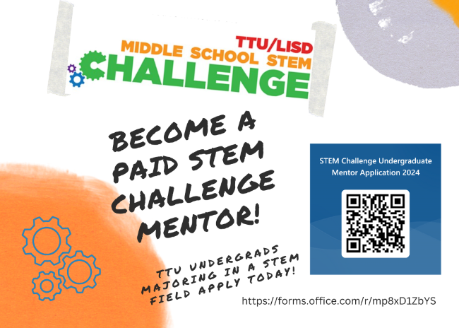 STEM Challenge Mentor Flyer