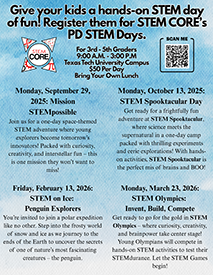 STEM PD Days Flyer