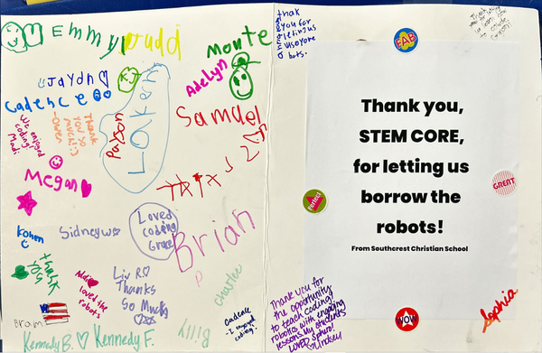 Second thank you card