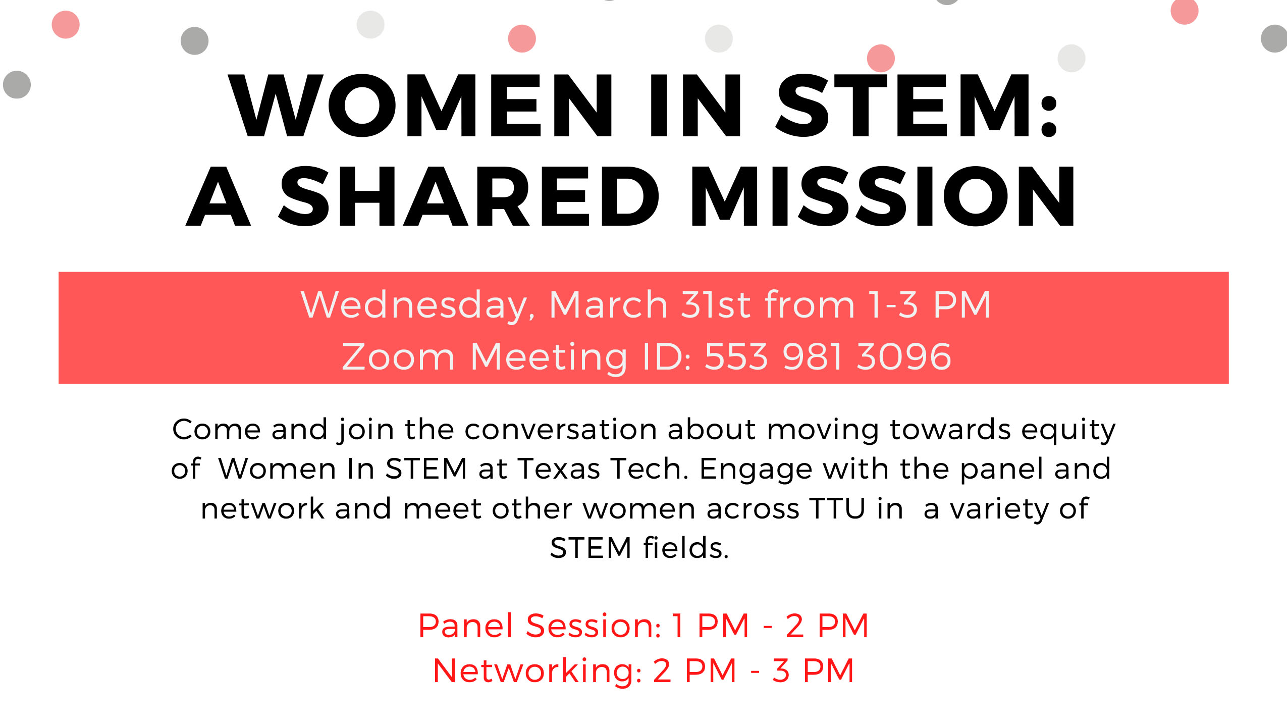 Women in STEM panel