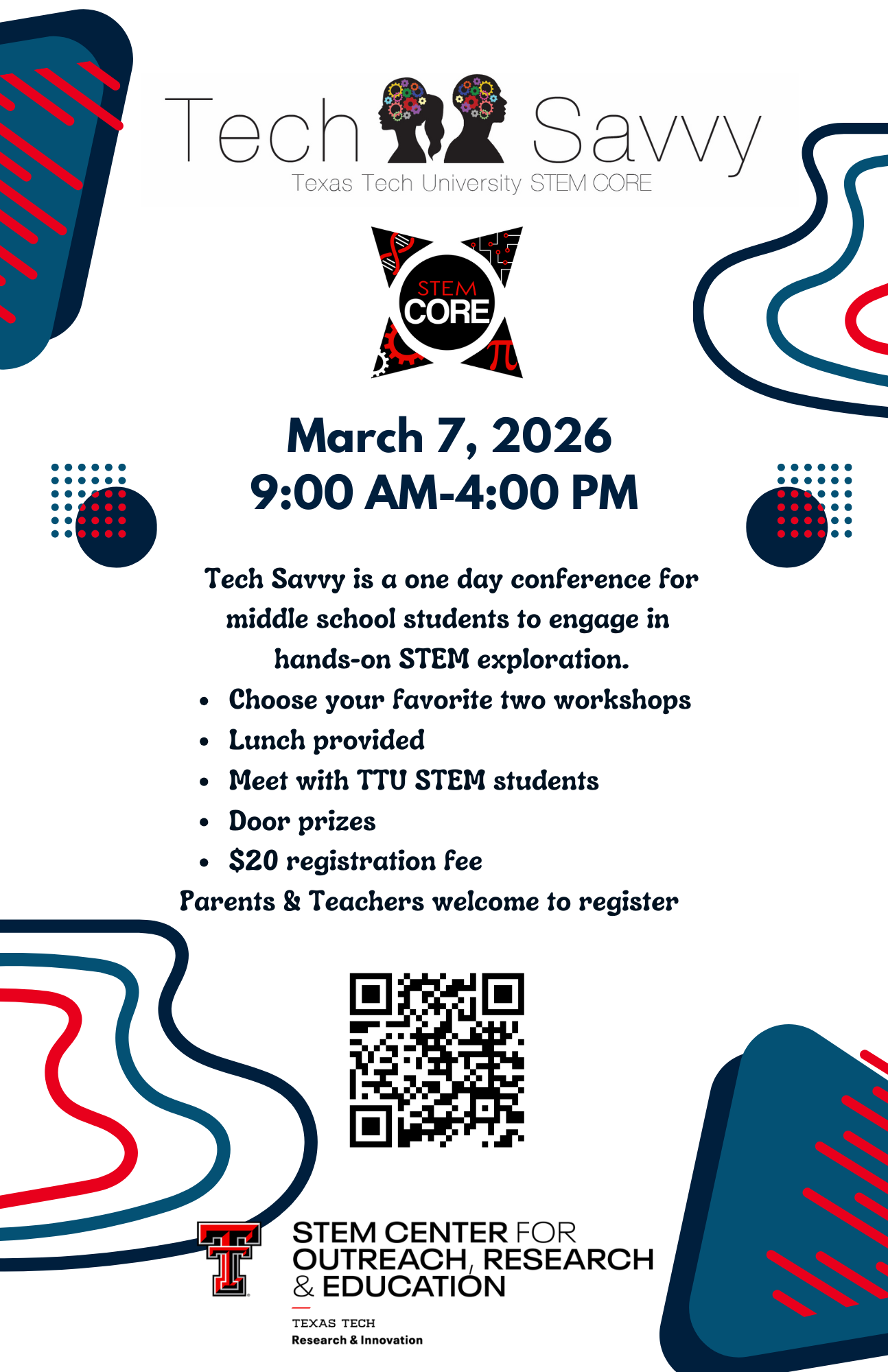 Tech Savvy Student Flyer