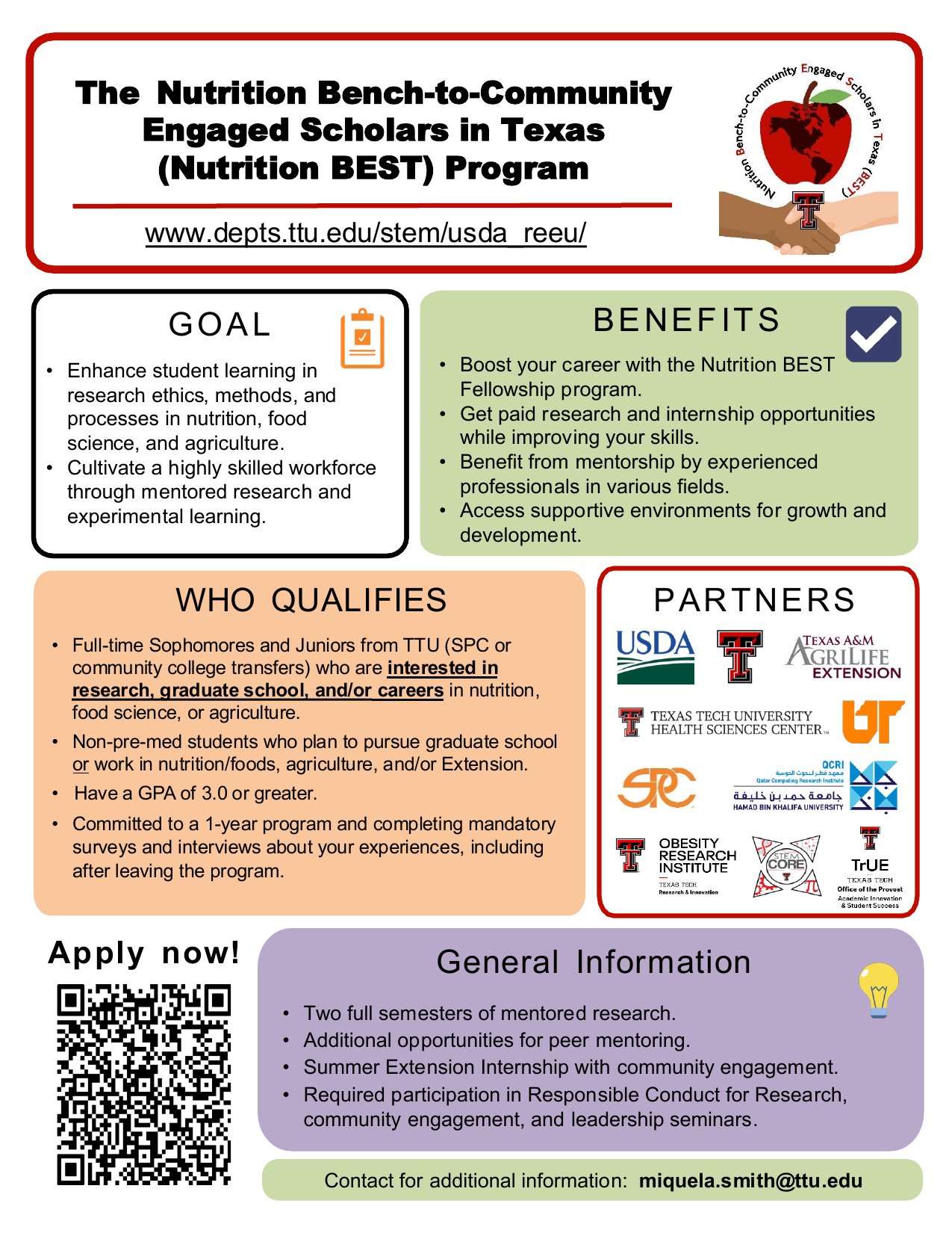 REEU Internship Flyer