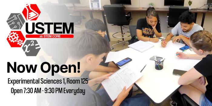 U-STEM logo with photo