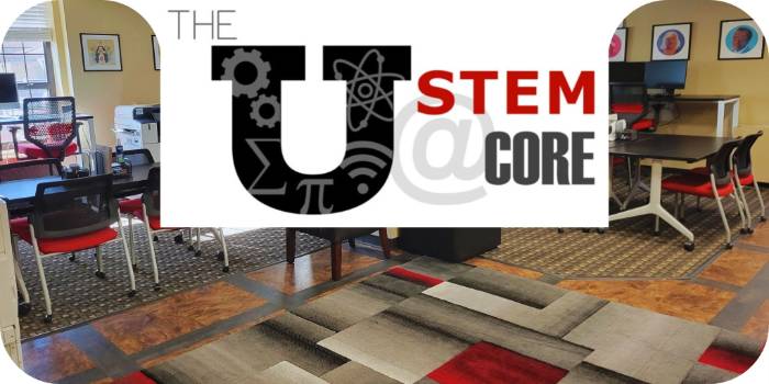 The U STEM logo