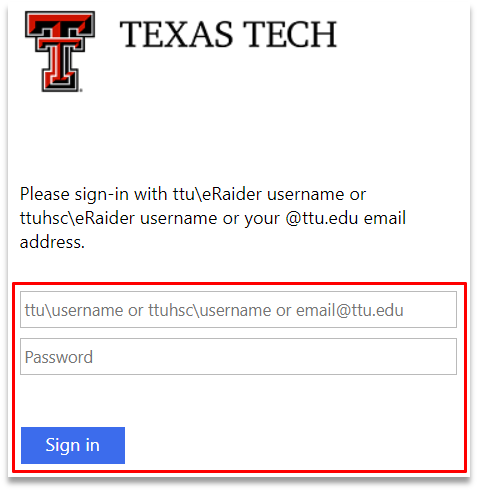 Raiderlink Login