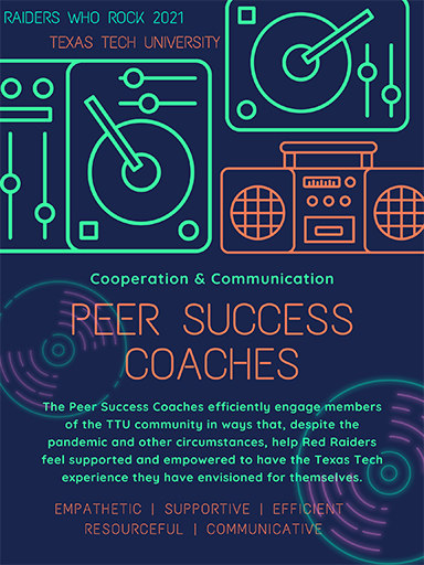 Peer Success Coaches Poster Peer Success Coaches
