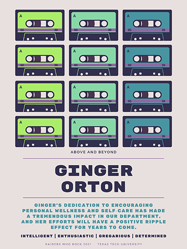 Ginger Orton Poster Ginger Orton Poster
